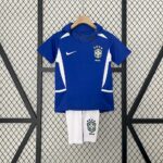 Retro Brazil 2002 away Kids Kit