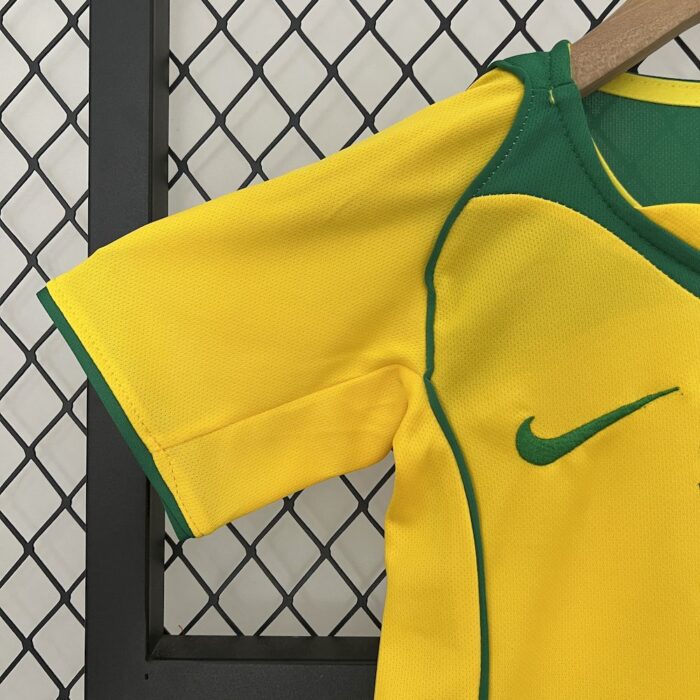 Retro Brazil 2004 home Kids Kit - Image 3
