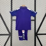 Retro Fiorentina 1998/99 Home Kids Kit - Image 2