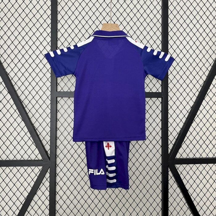 Retro Fiorentina 1998/99 Home Kids Kit - Image 2