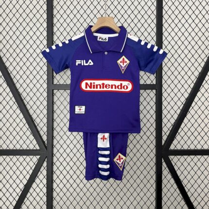 Retro Fiorentina 1998/99 Home Kids Kit