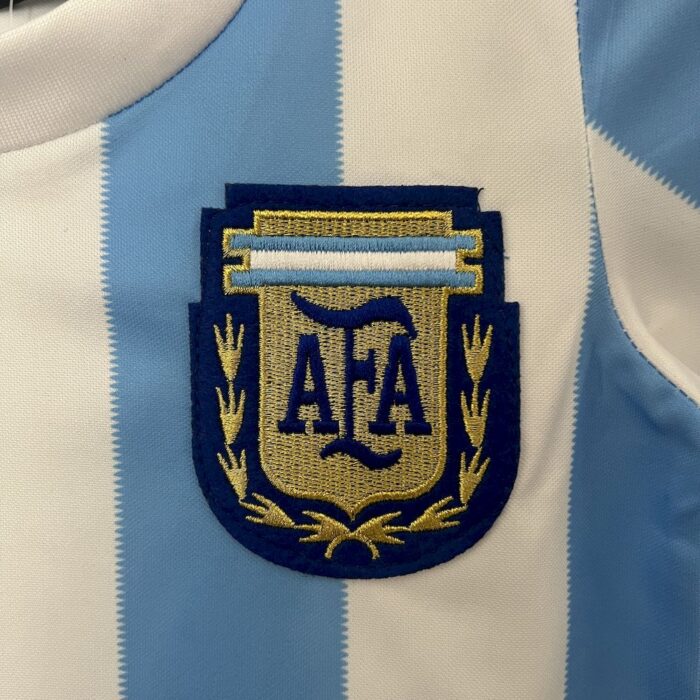 Retro Argentina 1986 Home Kids Kit - Image 3