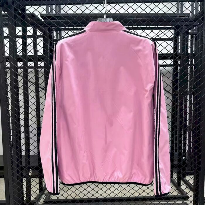 Mens Inter Miami CF 2025 Black pink (double-sided) Windbreaker - Image 3