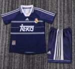 Retro Real Madrid 1998/99 Away Kids Kit