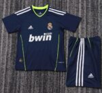 Retro Real Madrid 2010/11 Away Kids Kit