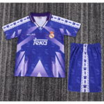 Retro Real Madrid 1996/97 Away Kids Kit