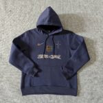 Mens Barcelona 2025 Travis Scott Edition Royal Blue Football Hoodie