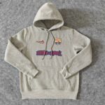 Mens Barcelona 2025 Travis Scott Edition Gray Football Hoodie