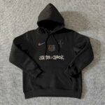Mens Barcelona 2025 Travis Scott Edition Black Football Hoodie