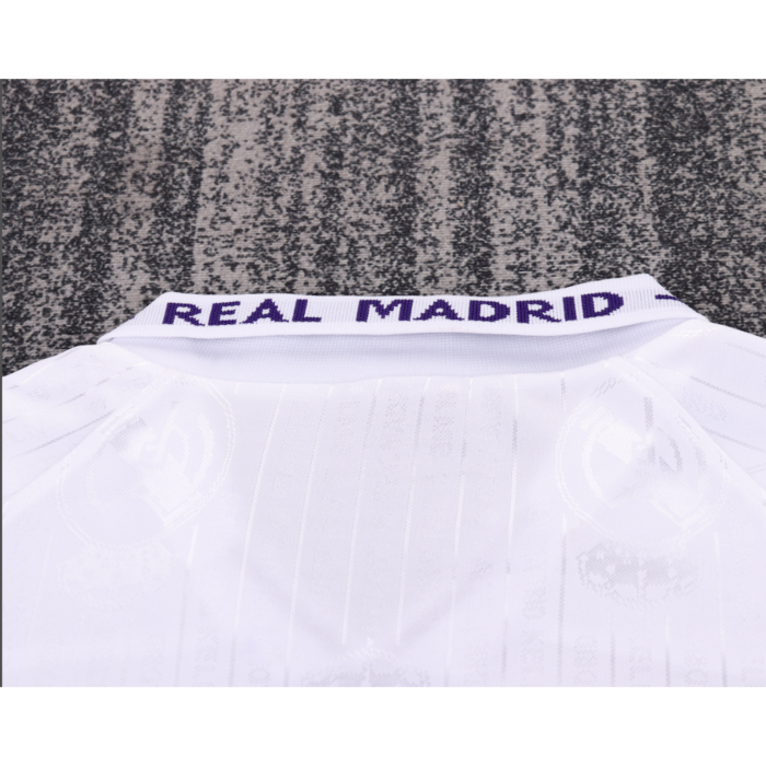 Retro Real Madrid 1996/97 Home Kids Kit - Image 3
