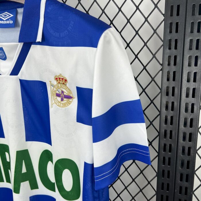 Retro Deportivo de La Coruna 1994/95 Home Jersey - Image 4