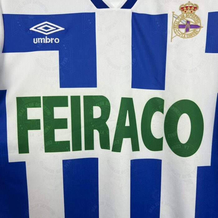 Retro Deportivo de La Coruna 1994/95 Home Jersey - Image 3