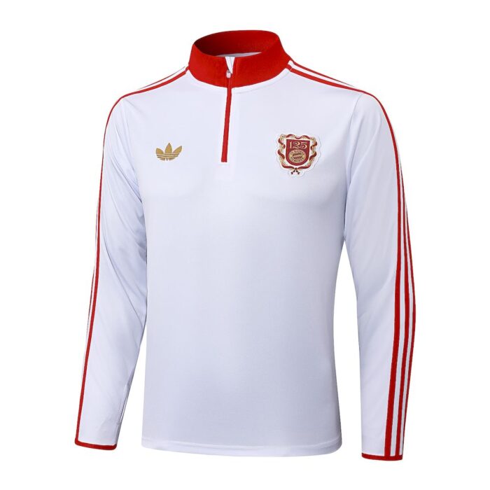 Mens Bayern Munich 2025/26 Half-Zip Sweater+Pant 815 - Image 5