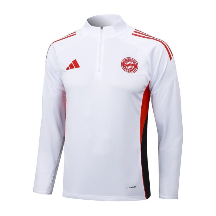 Mens Bayern Munich 2025/26 Half-Zip Sweater+Pant 815 - Image 3