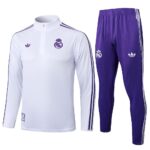 Mens Real Madrid 2025/26 Half-Zip Sweater+Pant 815 - Image 4