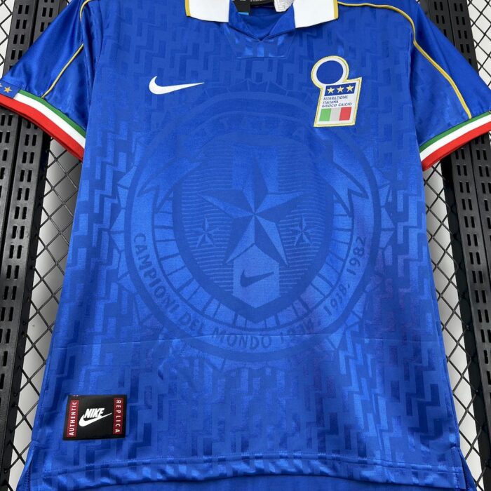 Retro Italy 1995 Home Jersey - Image 4