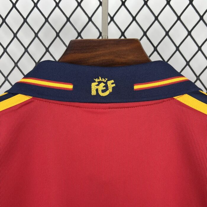 Retro Spain 1998 Home Jersey - Image 3
