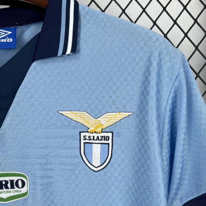Retro S.S. Lazio 1996/97 Home Jersey - Image 5
