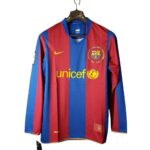 Retro Barcelona 2007/08 Home Long Sleeve Jersey
