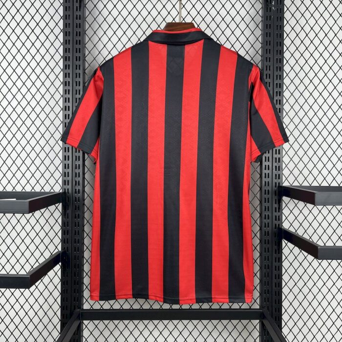 Retro AC Milan 1988/89 Home Jersey - Image 2