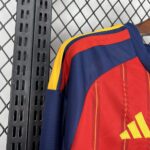 Mens Spain 2026 World Cup Home Long Sleeve Jersey