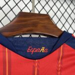 Mens Spain 2026 World Cup Home Long Sleeve Jersey