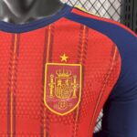 Mens Spain 2026 World Cup Home Long Sleeve Jersey Player Version (Champion 2-Star Version) – view 4