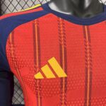 Mens Spain 2026 World Cup Home Long Sleeve Jersey Player Version (Champion 2-Star Version) – view 6