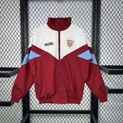 Mens Sevilla FC 2025 Retro Windbreaker