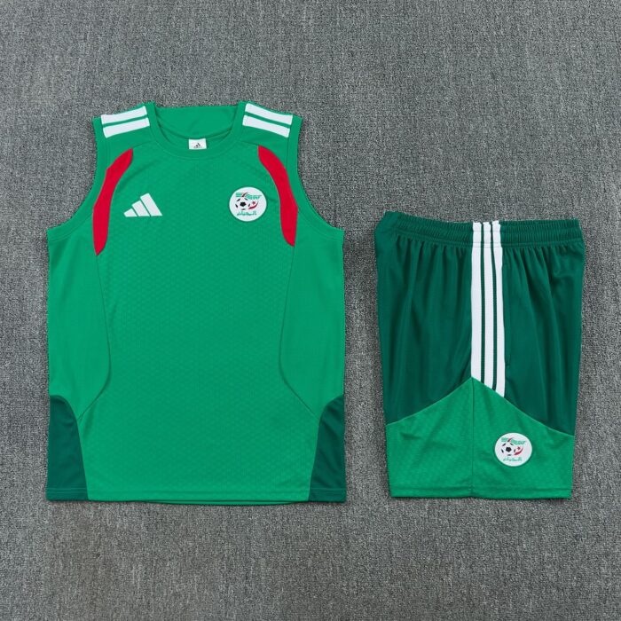 Mens Algeria 2026/27 Tank Top+Short HY - Image 4