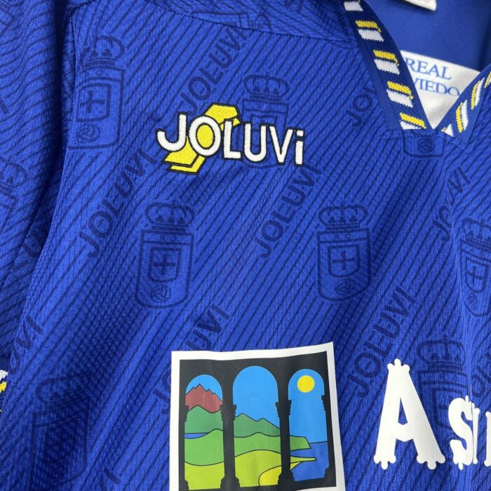 Retro Real Oviedo 1995/96 Home Jersey - Image 5