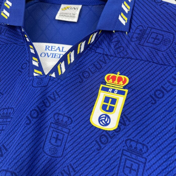 Retro Real Oviedo 1995/96 Home Jersey - Image 4