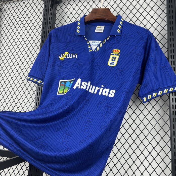 Retro Real Oviedo 1995/96 Home Jersey - Image 3