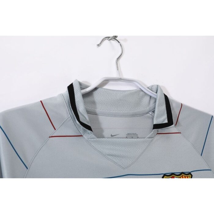 Retro Barcelona 2003/04 Away Long Sleeve Jersey - Image 4