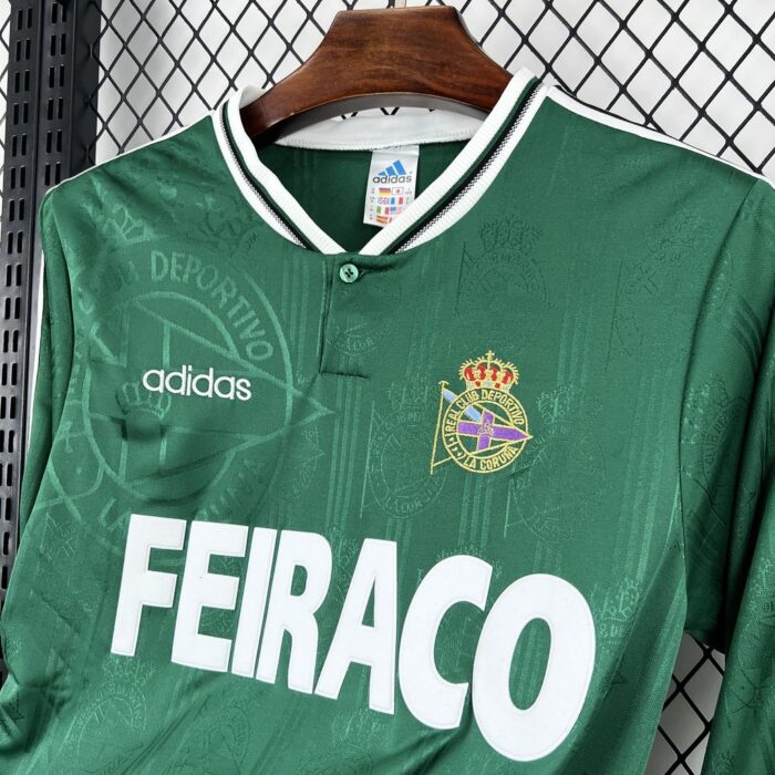 Retro Deportivo de La Coruna 1999/00 Away Long Sleeves Jersey - Image 5