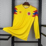 Retro Colombia 1990 Home Long Sleeve Jersey