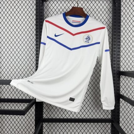 Retro Netherlands 2010 Away Long Sleeve Jersey