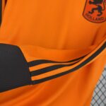 Retro Netherlands 1980 Home Long Sleeve Jersey - Image 3