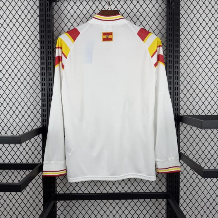 Retro Spain 1996 Away Long Sleeve Jersey - Image 2