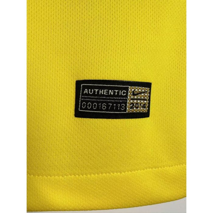 Retro Brazil 2014 Home Jersey - Image 5