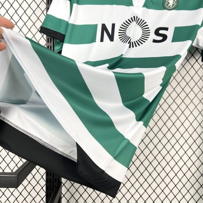 Retro Sporting CP 2018/19 Home Jersey - Image 4