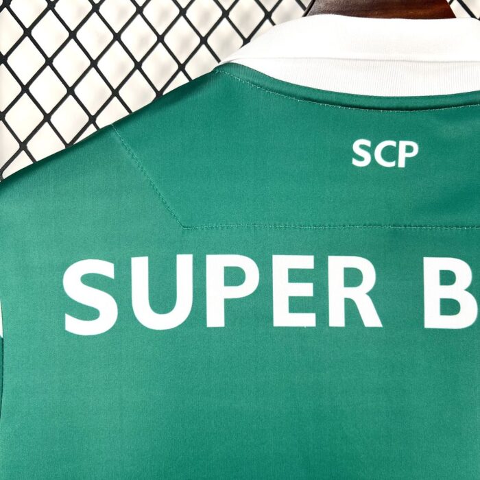 Retro Sporting CP 2018/19 Home Jersey - Image 3