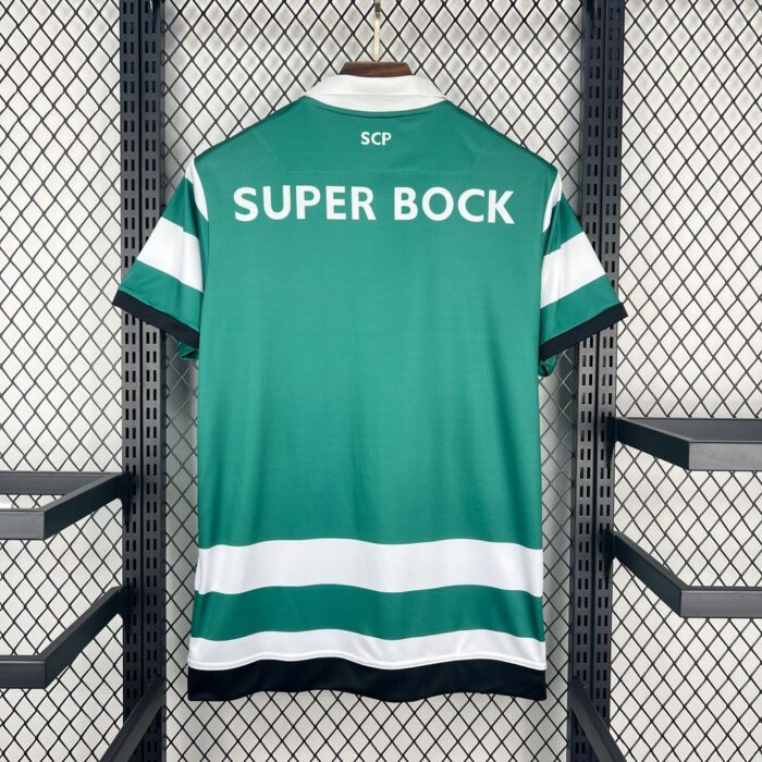 Retro Sporting CP 2018/19 Home Jersey - Image 2