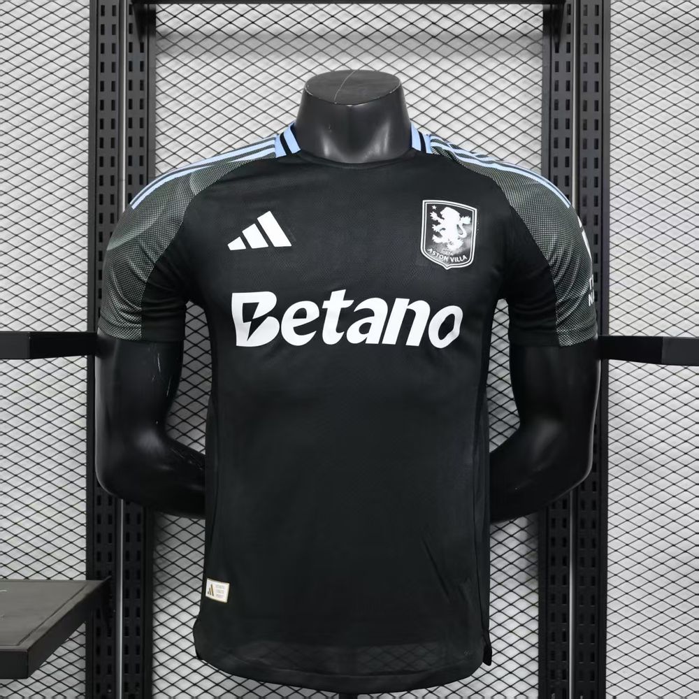Mens Aston Villa 2025/26 Away Jersey Player Version