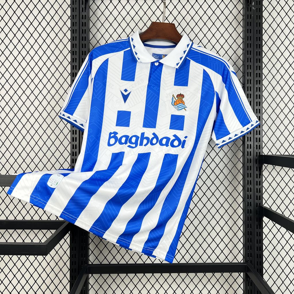 Mens Real Sociedad 2025/26 Vintage Jersey