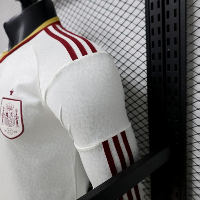 Mens Spain 2026 World Cup Away Long Sleeve Jersey Player Version Champions Edition – view 3