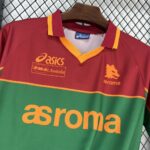 Retro AS Roma 1995/96 Pre-Match Jersey - Image 4