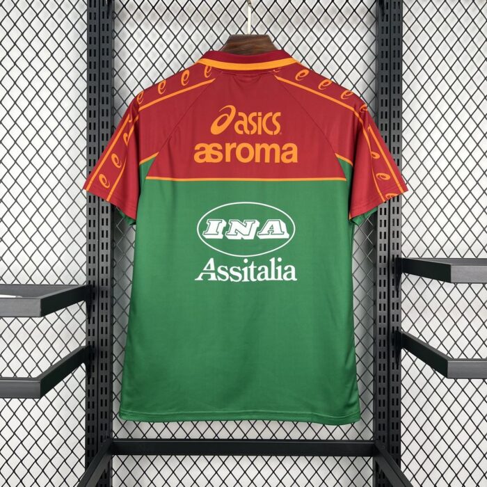 Retro AS Roma 1995/96 Pre-Match Jersey - Image 2