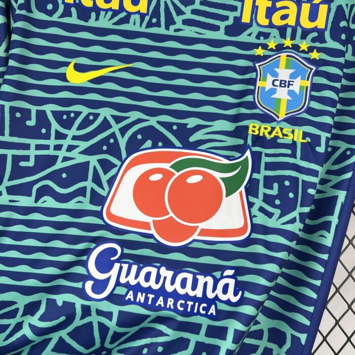 Retro Brazil 2024 Pre-Match Jersey - Image 5