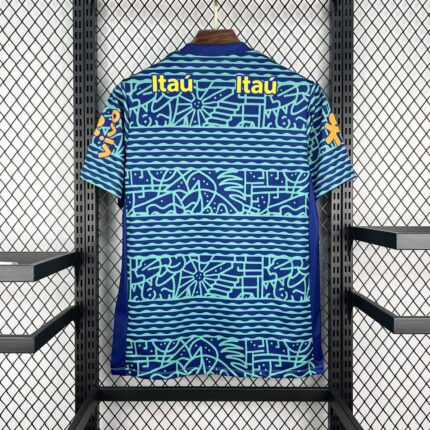 Retro Brazil 2024 Pre-Match Jersey – view 2